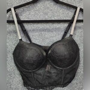 Victoria's Secret Black  very sexy with Underwire Support and Adjustable Straps